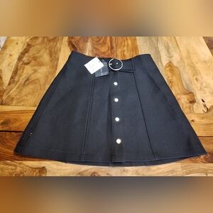 Zara black mini skirt